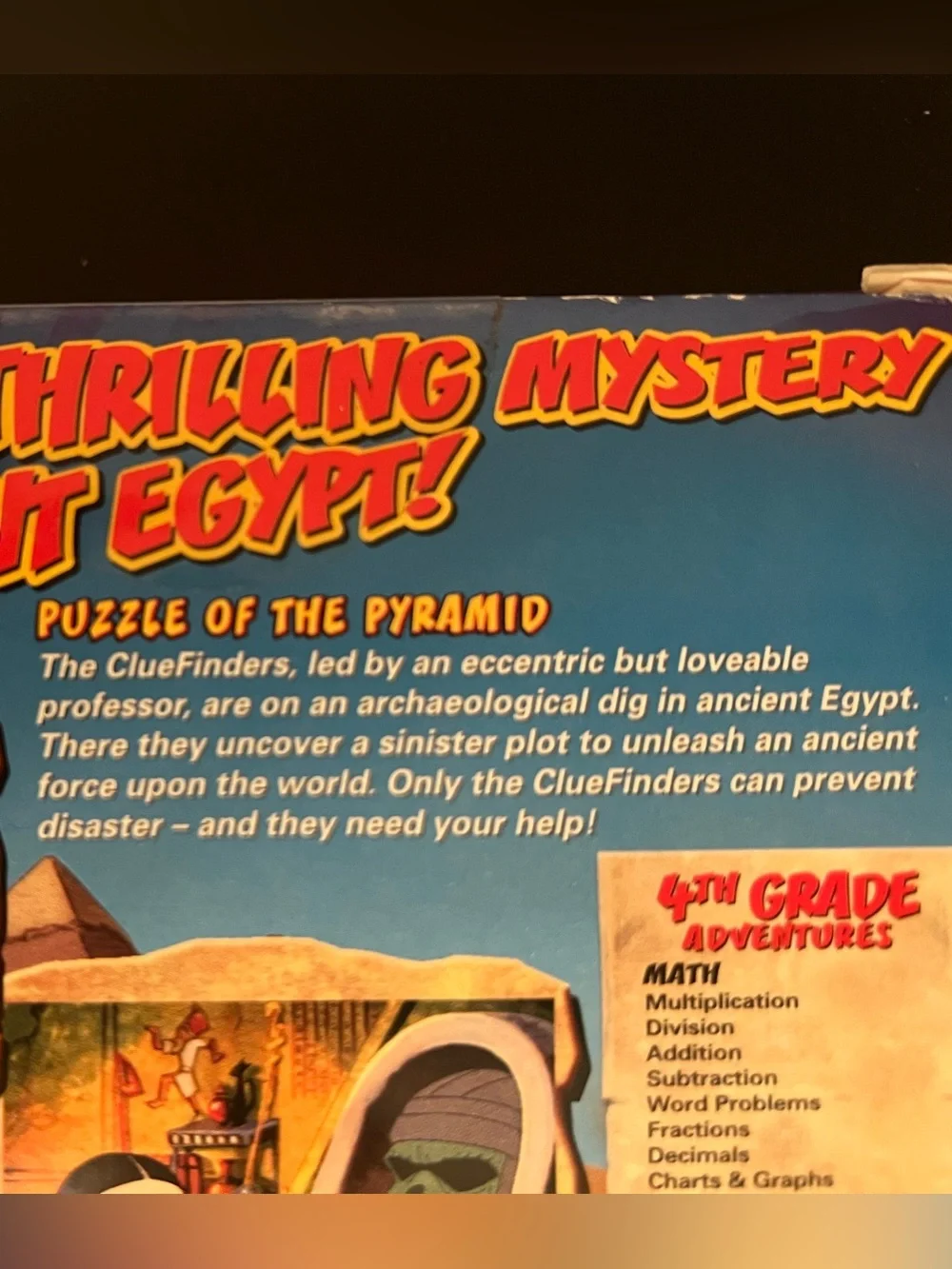 ClueFinders 4th Grade Adventure by The Learning Company *Vintage *NIB